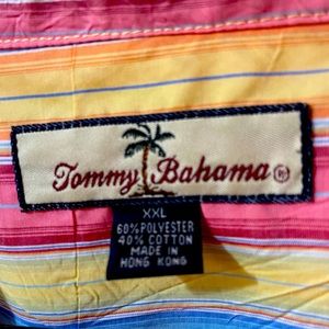 Tommy Bahama casual button down. Multi colored 2XL